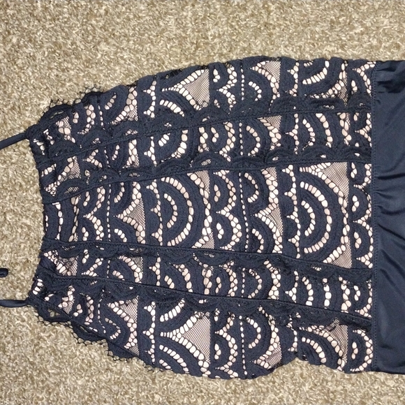 NWT PQ Mid High Neck Lace One Piece Swimsuit - Picture 2 of 15